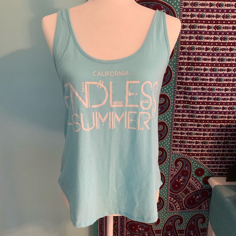 Windsor: Blue Tank Top
